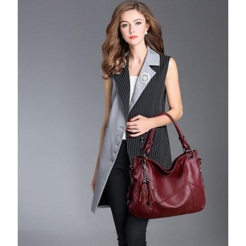 2021 New Leather Shoulder Bag for Women Crossbody Bag Sheepskin handbags tote sac main femme ladies high quality Luxury hand