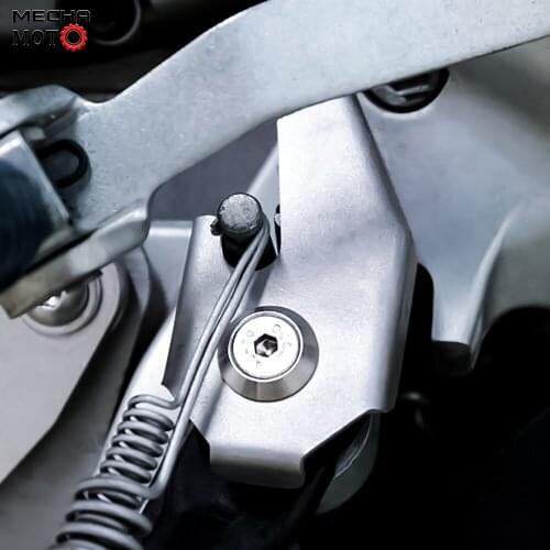 Motocycle Kick rack Motorcycle Support stand kickstand protection protect cover lid CNC Kit For Ducati Multistrada 1200 1260