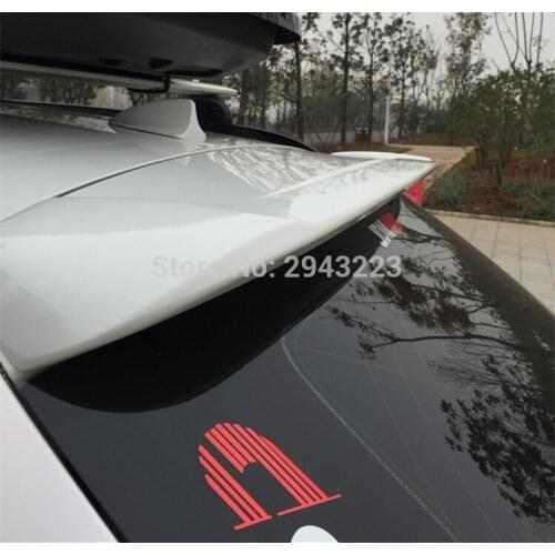 SHCHCG For BMW X1 2011 2012 2013 2014 2015 ABS Plastic Unpainted Primer Color Rear Boot Trunk Wing Spoiler Car Accessories