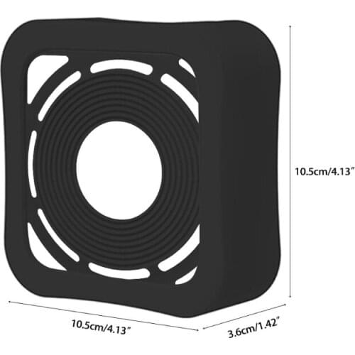 Silicone Protective Case Sleeves Black/ Mint Green for TV 4K Shock Absorption Washable Top Box Protective Cover