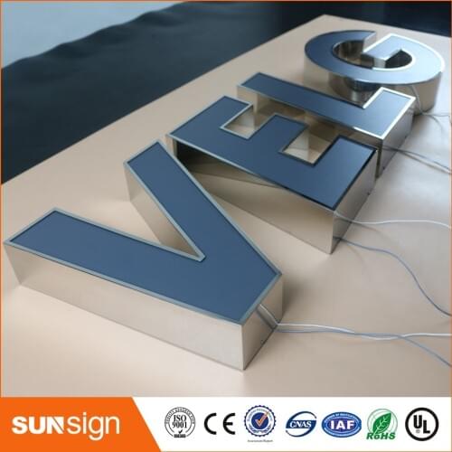 Channel letter sign making led advertising illuminated signs