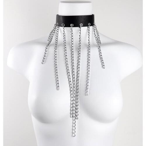 UYEE Sexy Adjustable PU Leather Collar Sex Bondage Exotic Accessories Toys Rave party Flirting with Top woman Choker Neck Goods