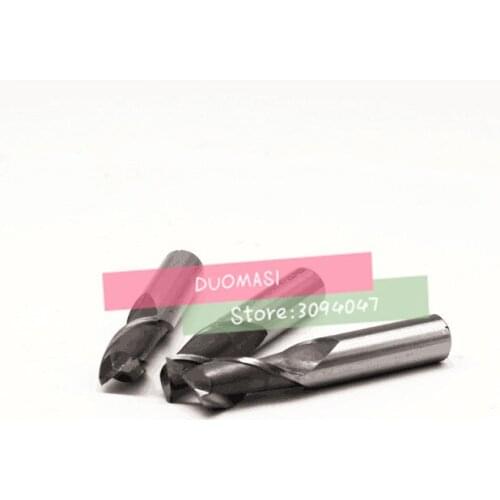 Free delivery 10PCS 2F-M1.0~M6.0 high speed steel straight shank vertical milling cutter (1/1.5/2/2.5/3/3.5/4/4.5/5/5.5/6)