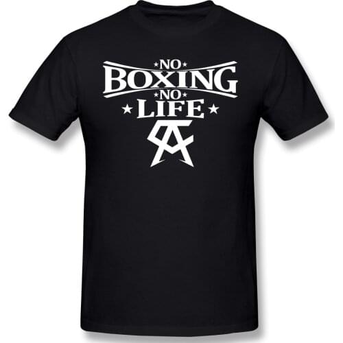 Canelos Alvarez No Boxing No Life Essential 4 Funny Novelty Mens Basic Short Sleeve T-Shirt R257 Tees Tops European Size