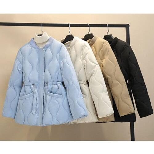 ZG1660 cotton-padded jacket womens 2021 autumn winter new loose show thin cotton-padded jacket fashion coat cheap wholesale
