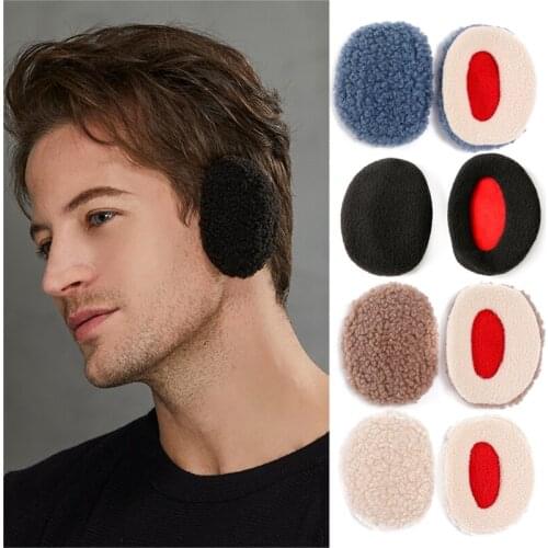 Winter Bandless Ear Warmers Earmuffs Foldable Ear Cover for Adult Men Women JL