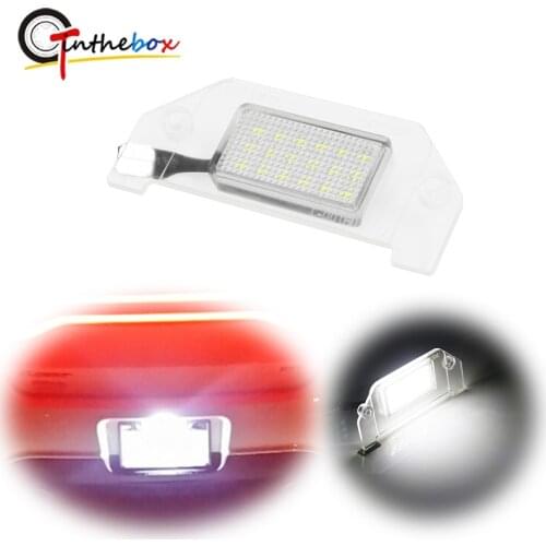 Gtinthebox 1PC 18-SMD 6000K White LED License Plate Light For Dodge Charger Magnum Challenger Avenger Dart Chrysler 300 etc 12V