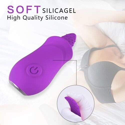 10 vibration mode Tongue Sexual Vibrator Silicone Waterproof Vibrating Sex toy for woman adult clitoris vagina g-spot stimulator