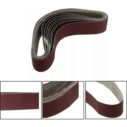 10Pack 686X50Mm Sanding Belts Aluminium Oxide Sander Sanding Belts
