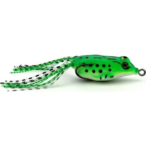 20pcs soft plastic fishing lures frog lure with treble hooks top water ray 5.5CM 8G artificial fish tackle