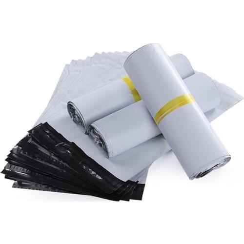10Pcs White Self-seal Adhesive Courier bags Storage Bags Plastic Poly Envelope Mailer Postal Shipping Mailing Bags