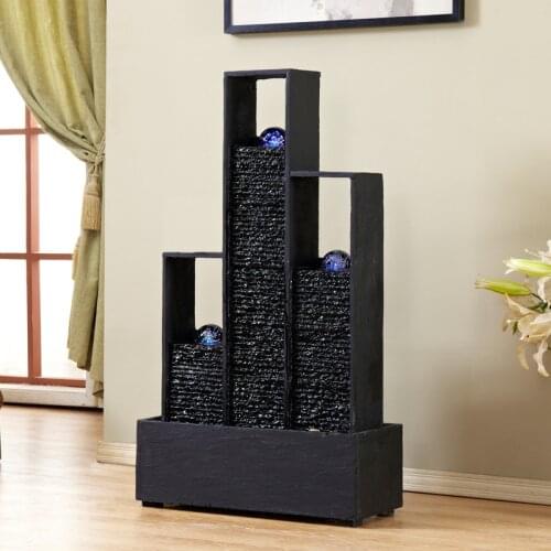 Fountain Decoration Indoor Creative Lucky Water Fountains Wine Cabinet Office Living Room Decorations Ornaments