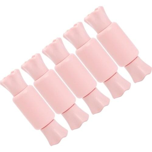 DIY Lip Gloss Tubes Cute Cream/Candy/Heart Shape Plastic Bottles Reusable Rouge Balm Containers Leak Proof Cosmetic Storage Pots