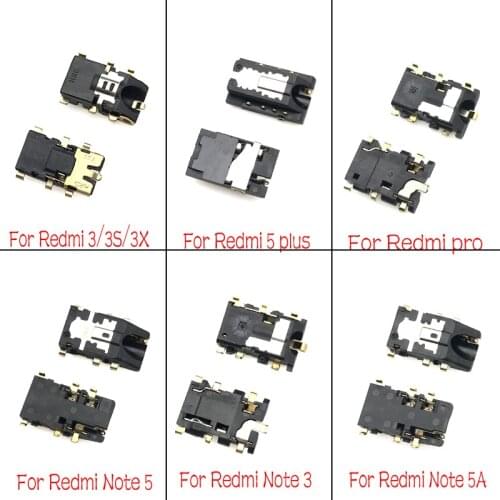 For Xiaomi Redmi 2 2A 3S 3X 4A 5 5A 6A Note 2 3 4 4X 5 5A 7 Pro Earphone Headphone Jack Audio flex