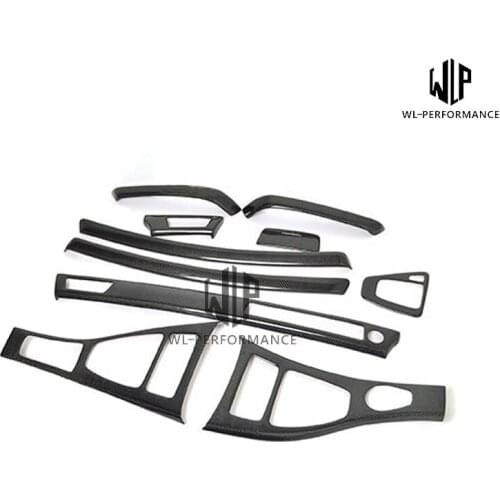 E90 Car Interior Accessories Door Veneer Carbon Fiber Stick-on For BMW 3 Series E90 320i 328i 335i Car Body Kit 2005-2011