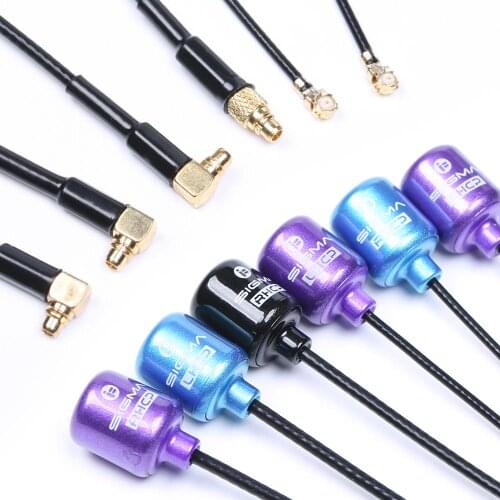 New 2pcs iFlight SIGMA 5.8GHz 60mm RHCP /LHCP FPV Antenna with MMCX elbow 90°/MMCX Straight / UFL(ipex) connector for FPV drone