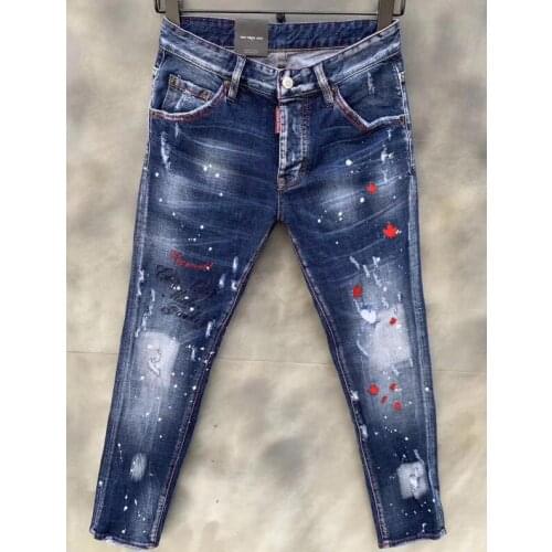 Classic,Authentic DSQUARED2,Retro,Italian brand ,Women/Men Jeans,locomotive,Jogging jeans,DSQ9132