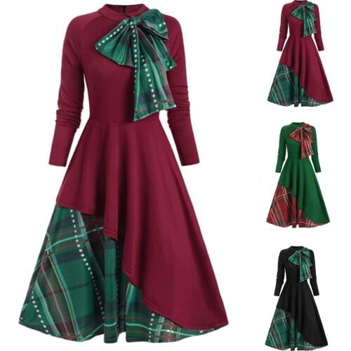 Модные платья в клетку MUQGEW China At AliExpress