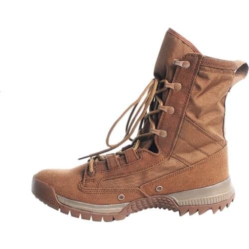 Men Tactical Military Shoes Army Combat Training Desert Outdoor Camping Hiking Climbing Leather Swat Male Fishing Hunting Boots