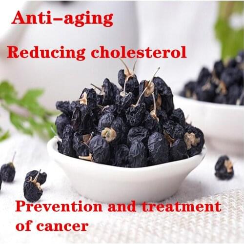 Natural Wild Wolfberry Black Wolfberry, Anthocyanin Content 98% of High-quality Products, Black Wolfberry, Free of Freight