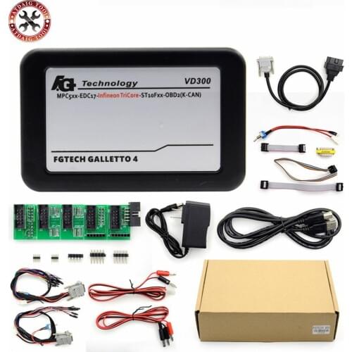 Newly arrived Latest Version VD300 V54 FGTech Galletto 4 Master BDM-TriCore-OBD Function with free shipping