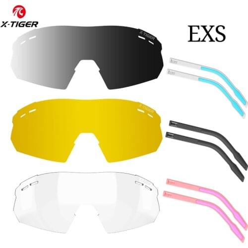 X-TIGER Cycling Glasses EXS Accessories Photochromic Lens Bike Sunglasses Feets Polarized Lens Replacement Lense Myopia Frame