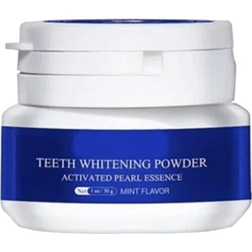 Teeth Whitening Powder Toothpaste White Bright Teeth Cleaning Oral Hygiene Toothbrush Cleaning Plaque Stains Oral Care