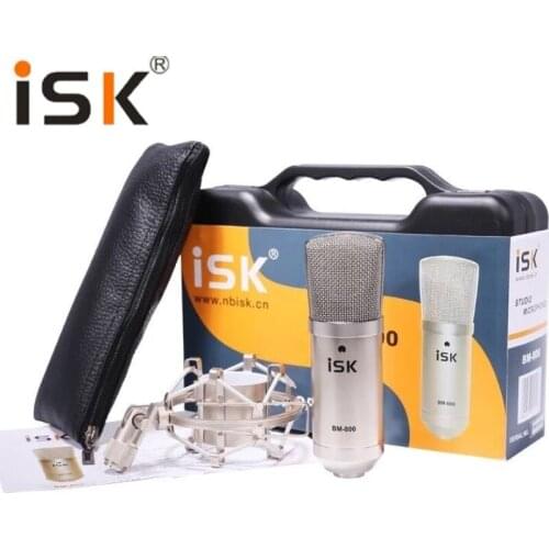 Promotion Original new ISK BM-800 professional recording microphone condenser mic for studio and broadcasting