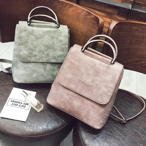 Fashion Women Backpack Pu leather travel bagpack large School Shoulder Bags For Teenager Girls mochila feminina 2020 Quality