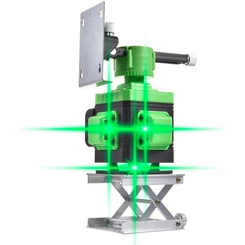 12/16 Line 3D Green Beam Self-Leveling Laser Level 3x360 Cross Line Three-Plane Leveling and Alignment Laser Level Tool #30