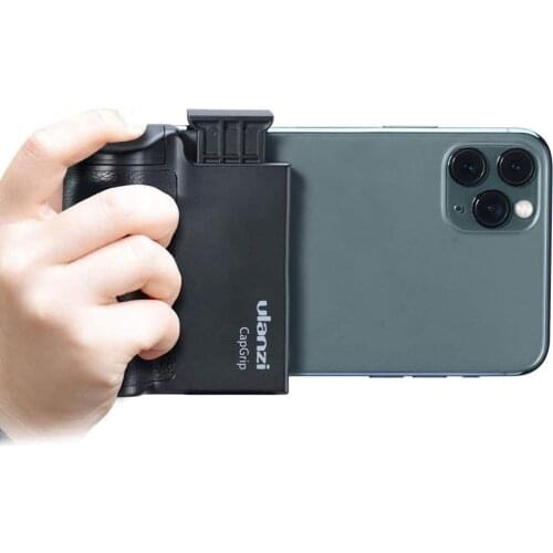 ULANZI CapGrip Smartphone Camera Shutter Remote Handle Grip with Detachable Wireless Remote Control for iPhone 12 pro max Phones