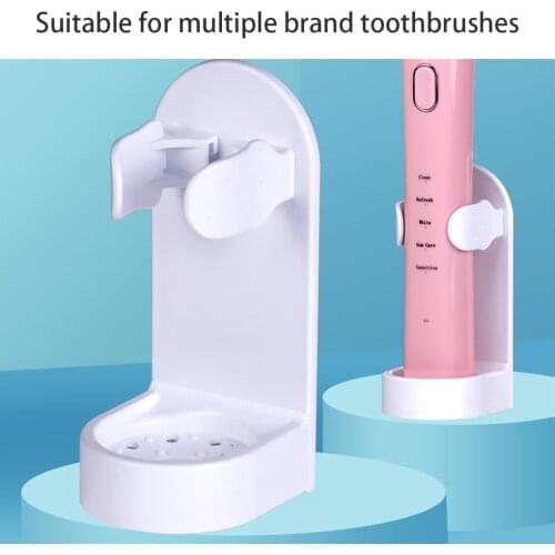 Toothbrush Holder Electric Toothbrush Wall Rack Bathroom Wall-mounted ABS Plastic Stand Bracket Electric Toothbrush Storage Rack