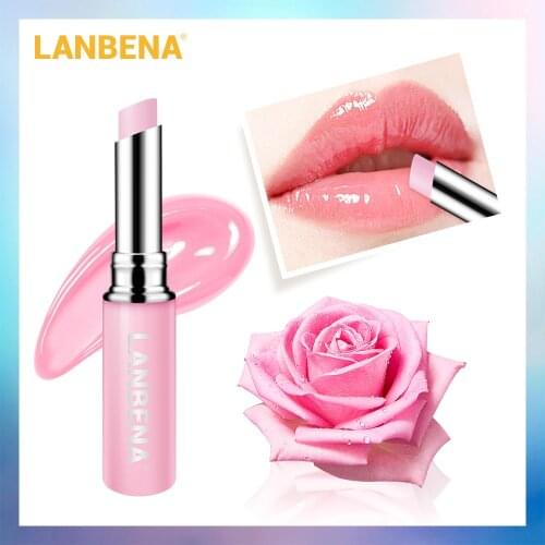 Rose Lip Balm Mask Natural Extract Fade Lip Lines Nourishing Lip Plumper Relieve Dryness Long-Lasting Daily Use Lip Care 1PC