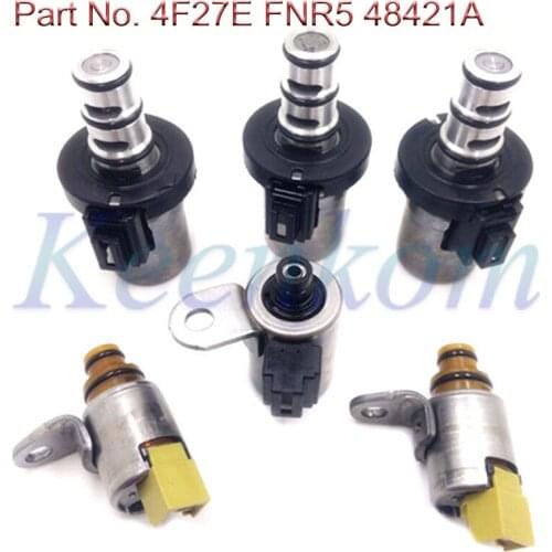 6pcs/set Tested 4F27E Fnr5 Main Transmission Solenoid For Ford Sspcc Sspcb Sspca For Mercury Milan 2006-2008 2.3L