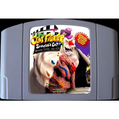 64 Bit Games ** Clay Fighter Sculptors Cut ( English PAL Version!! )