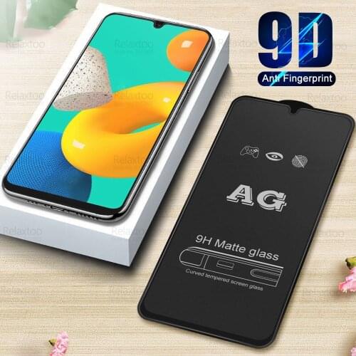 9D Full Glue Matte Glass For Samsung Galaxy M32 Tempered Glass M 32 SM-M325F 2021 Frosted Armor Screen Protector Protective Film