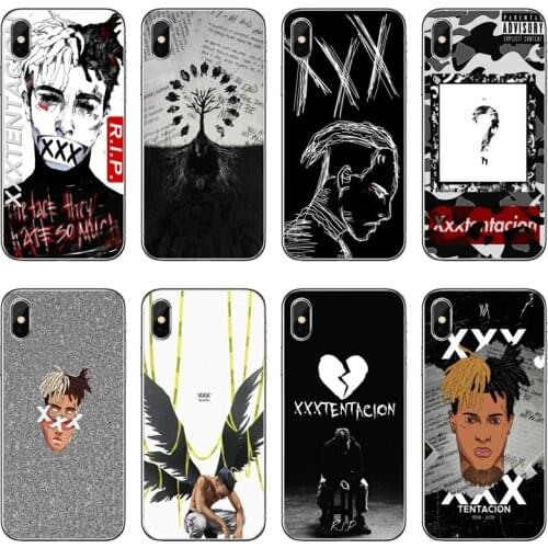 Rap Singer XXXTentacion Transparent Phone Case For iPhone 12 11 Pro Max Mini XS Max XR X 8 7 Plus 6 6S Plus 5 5S SE 2020