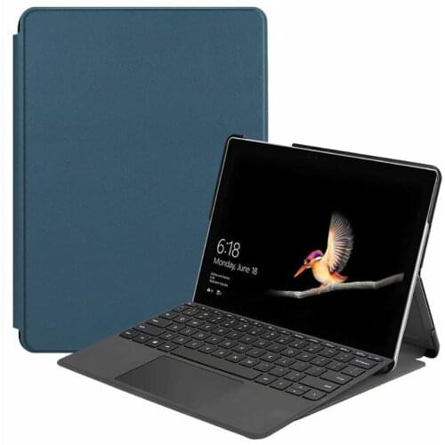 Business case for Microsoft Surface Go 2 book style cover Surface go2 tablet stand holder