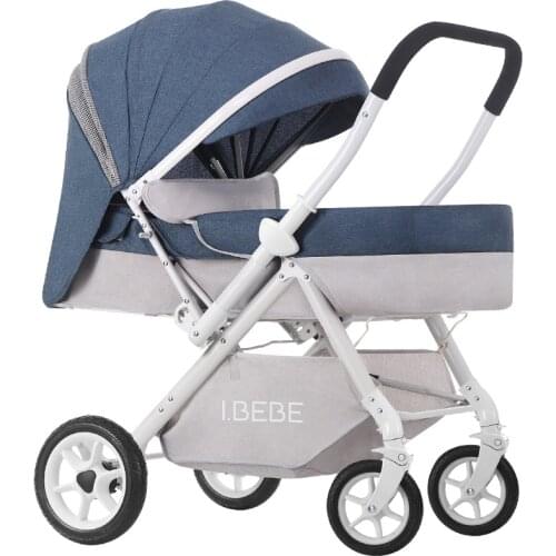 Baby stroller can sit reclining lightweight folding two-way high landscape newborn Carriage