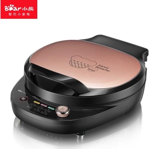 Bear Electric Pancake Makers Double Side Suspension Automatic Power Cut Authentic Fried Baked Pizza