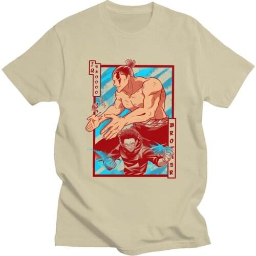 Jujutsu Kaisen Aoi Todo And Yuji Itadori T Shirt Men Short Sleeves Soft Cotton T-shirt Leisure Anime Manga Tee Streetwear Tshirt