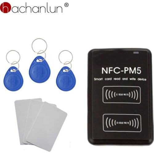 IC S50 F08 13.56MHZ RFID Copier NFC Full Decoding Function New PM5 Writer ID 125Khz T5577 EM4305 Reader Replicator