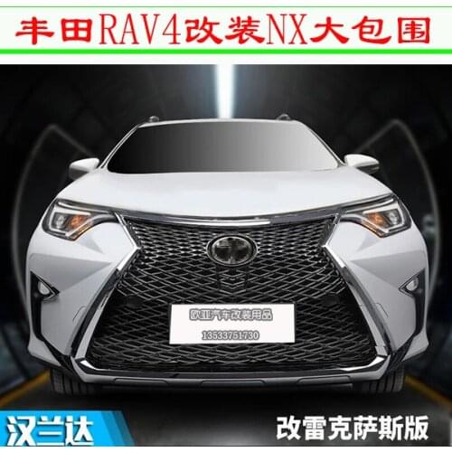 Suit For Toyota Refitting Lexus Nx Large Surround Bumper, Front and Rear Bars Rav4 Rongfang