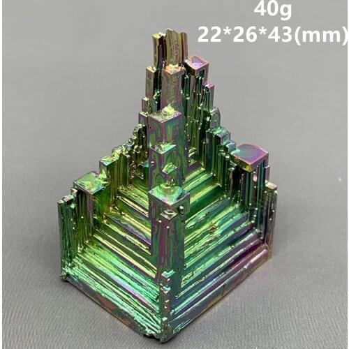 Beautiful Bismuth Crystals Bismuth Metal crystal from china Free shipping