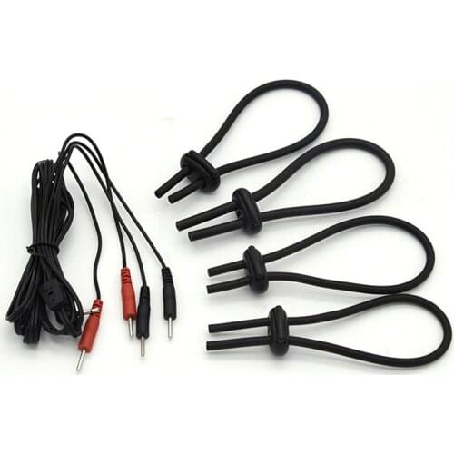 Male Electro Shock Penis Rings Cock Ring,Medical Electric Sex Kit Accessories,Male Cock Rings Stimulator,Adult Sex Toys For Men