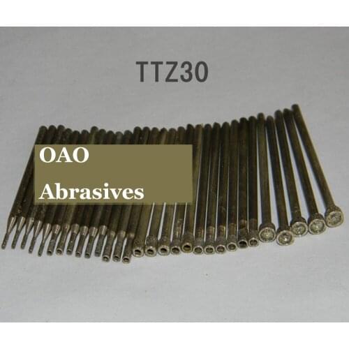 30 Pieces Needle aspiration needle suits carved jade diamond grinding tools diameter of handle 2.35mm