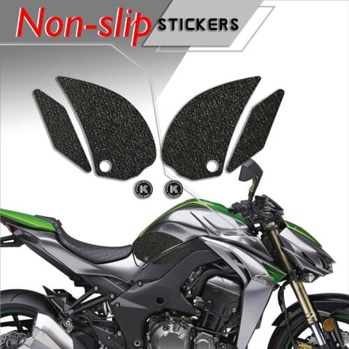 Motorcycle Non-slip Sticker Grips Protector Sticker Decal Gas Knee Grip Tank Traction Pad decals For KAWASAKI 10-15 Z1000