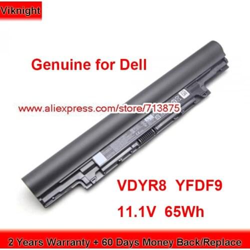 Genuine VDYR8 YFDF9 Laptop Battery for Dell Latitude 3340 E3340 V131 3350 11.1V 65Wh