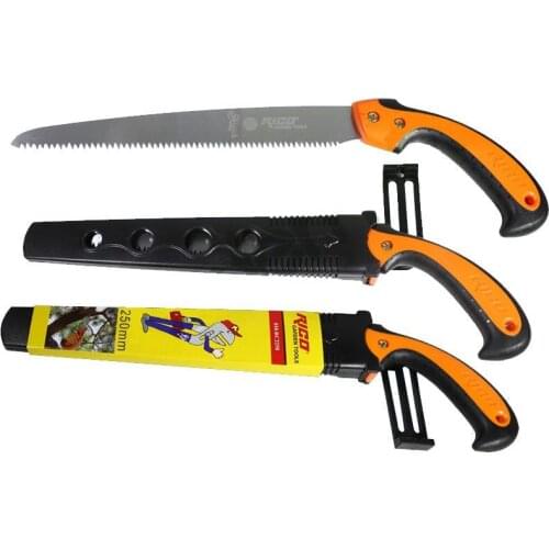 1 Pcs Rico 018-RC2250 Covered Pruning Saw J250 250 mm Vineyard Pruning Saw Vineyard Fruit Tree Pruning