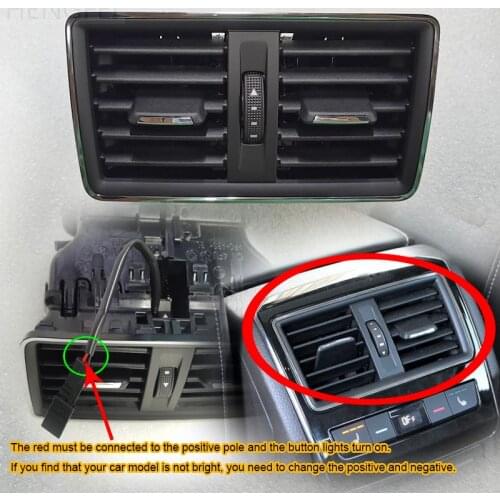 Genuine Hengfei car air conditioner outlet for Skoda Superb 16-18 armrest box rear row air conditioning vents